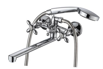 Смеситель для ванны AMMORE A4588-F, двухвентильный, с плоским изливом, хром 89440