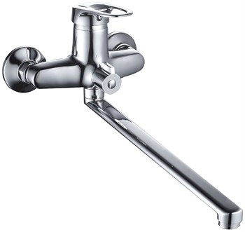 Смеситель для ванны AMMORE A4740, однорычажный, с плоским изливом, хром 89866