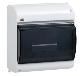 Щит распределительный для открытой проводки IEK MKP42-N-06-30-09 КМПн 2/6, на 6 модулей, IP30, пластиковый, с крышкой 85774