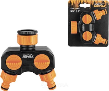 Распределитель STARTUL METSA ST6013-15, 1"- 3/4", двухканальный, пластиковый 9871