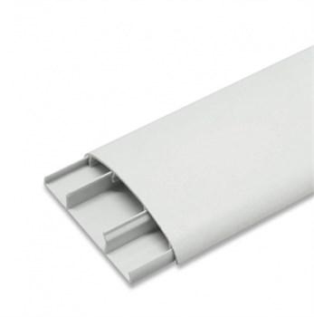 Наличник с кабель-каналом ИДЕАЛ КК, 70мм, 2.2м, ПВХ, белый 33123