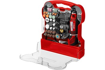 Гравер электрический ЗУБР ЗГ-130ЭК Н172, с набором мини-насадок в кейсе, 172 предмета 92174