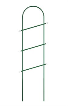 Шпалера садовая Green Line Лесенка, 1.3x0.33м, металлическая, зеленая 12679