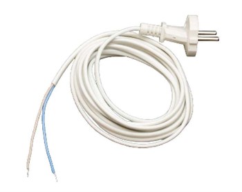 Шнур сетевой UNIVersal 9632166, ПВС-ВП 2х0.75мм, 220В, 2.2м, белый 13689