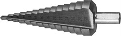 Сверло ступенчатое по металлу ЗУБР, 14 ступеней, диаметр 4-30мм, 3-гранный хвостовик - фото 15676