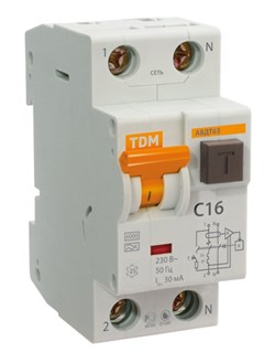 АВДТ 63 С40 30мА - Автоматический Выключатель Дифференциального тока ТДМ - фото 22497