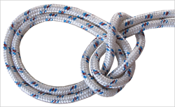 Шнур плетеный 16-прядный капроновый Д- 6мм, р/н 700 кгс - фото 26074