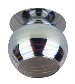 Светильник встраиваемый ЭРА декор DK88-1, 3D горизонт, G9, 220V, 35W, серебро-мультиколор - фото 33409