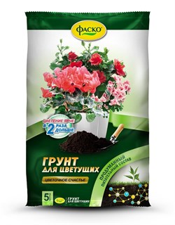 Грунт для цветущих растений Цветущее счастье ФАСКО, 5л - фото 34107