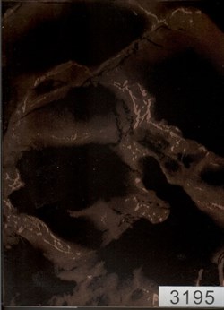 Пленка самоклеящаяся D&B 3195, 450ммх8м, мрамор черный с позолотой, на метраж - фото 39440