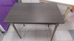 Стол обеденный Дачный, 900x600x740мм, ЛДСП 16мм, резная опора, венге 59995