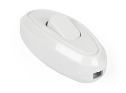 Переключатель бра SmartBuy SBE-06-S04-w, 6А, 250В, проходной, АБС-пластик, белый 41549
