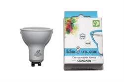 Лампа светодиодная ASD LED-JCDRC-standard,  4000К, 5.5Вт, 230В, 495Лм, GU10 - фото 41202