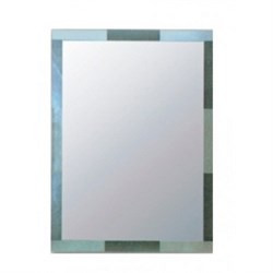 Зеркало прямоугольное с матовой стеклянной рамкой HAIBA HB629/F, 600х800мм - фото 41392