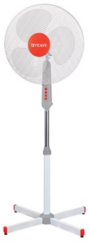 Вентилятор напольный Timberk TEF F16 FM2, диаметр 40см, высота 125см, 3скорости, 40Вт, белый 21521