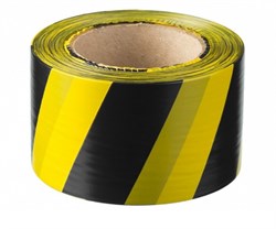 Лента сигнальная Зубр Мастер, 75ммx200м, черно-желтая - фото 46584