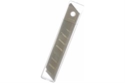 Лезвия запасные для строительного ножа ЗУБР, 18мм, сегментированные, 10шт в комплекте - фото 47428