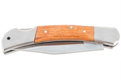 Нож складной STAYER с деревянными вставками, 225мм - фото 47471