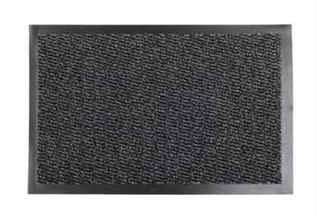 Коврик придверный Floor mat (Profi), 40x60см, влаговпитывающий, черный - фото 50358