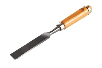 Стамеска-долото Зубр Эксперт 18096-22, 22мм, хромованадиевая, деревянная ручка - фото 50835