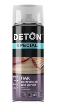 Лак DETON Special тонирующий защитный для дерева, аэрозоль, дуб, 520мл 69807 - фото 53081