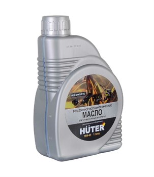 Масло полусинтетическое моторное 10W-40  для четырёхтактных двигателей, для техники Huter, 1л. 70550