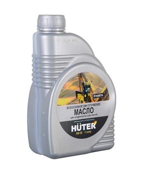 Масло синтетическое моторное 5W-30  для четырёхтактных двигателей, для техники Huter, 1л. 70547