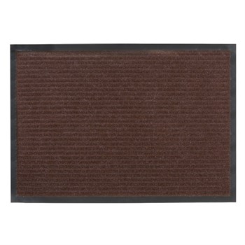 Коврик придверный Floor mat (Атлас), 40x60см, влаговпитывающий, коричневый - фото 54710
