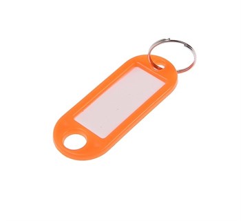 Бирка для ключей АЛЛЮР, пластиковая, цвет микс - фото 57761