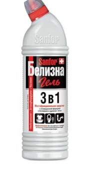 Отбеливатель Sanfor Белизна, с комплексным действием, гель, 1л 66715