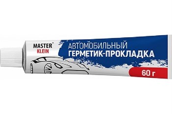 Герметик-прокладка автомобильный MasterKlein, 60г, черный, в тубе - фото 60320