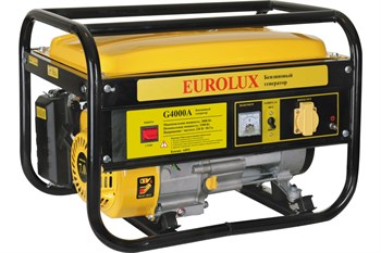 Электрогенератор EUROLUX G4000A 64/1/38 бензиновый 76781