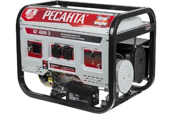 Электрогенератор Ресанта БГ 4000 Э 64/1/52 бензиновый, с электростартером 76796