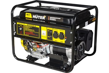 Электрогенератор HUTER DY6500LХ 64/1/7 бензиновый, портативный, с электростартером 76801