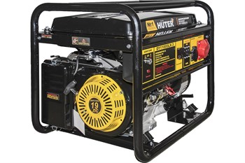 Электрогенератор HUTER DY11000LХ-3 64/1/73 бензиновый, трехфазный, с электростартером 76825