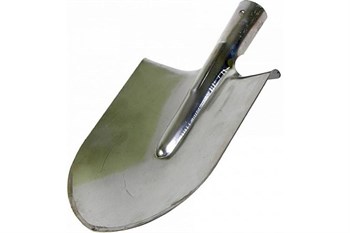 Лопата копальная остроконечная (штыковая) из нержавеющей стали, 1.5мм, без черенка - фото 63636