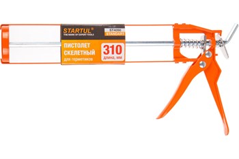 Пистолет для герметика STARTUL STANDART ST4050, скелетный, 310мл, металлический корпус - фото 64273