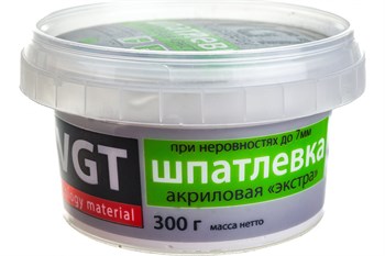 Шпаклевка/шпатлевка акриловая по дереву VGT Экстра, 0.3кг, бук 28992