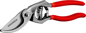 Секатор плоскостной GRINDA, 200мм, диаметр реза 20мм, цельнокованный 54317