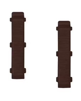 Соединение для плинтуса напольного Деконика, ПВХ, 70мм, венге 301 75093