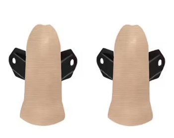 Угол наружный для плинтуса напольного Деконика, ПВХ, 70мм, дуб северный 213 75116