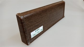 Плинтус напольный ПВХ Деконика, 70ммx2.2м, венге 301 75063