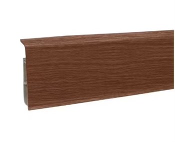 Плинтус напольный ПВХ Деконика, 70ммx2.2м, орех 291 75075