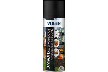 Эмаль для мангалов Vixen VX-55010, аэрозоль, 520мл, черная, матовая - фото 70141