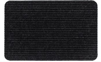 Коврик придверный Simple, 40x60см, грязезащитный, черный, полиэстер 79527