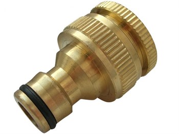 Адаптер внешний FIT 77455 (1/2"-3/4") для шлангов, латунь 9871 - фото 71050