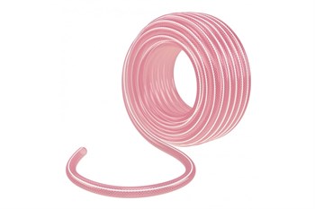 Шланг поливочный PALISAD, диаметр 3/4", 50м, прозрачный, розовый - фото 71135