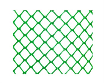 Сетка заборная Ф-18/1.6/20, ячейка 18x18мм, ширина 1.6м, пластиковая, зеленая, в рулоне 20м, на метраж - фото 71956