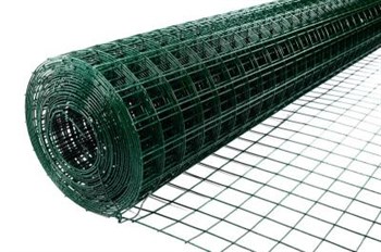 Сетка садовая, 50x50мм, высота 2м, пластиковая, темно-зеленая, в рулоне 20м, на метраж - фото 72012