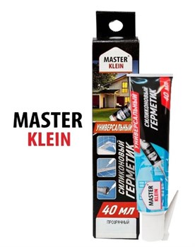 Герметик Master Klein, 40мл, универсальный, силиконовый, прозрачный 75513 - фото 72221